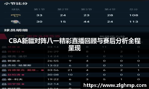 CBA新疆对阵八一精彩直播回顾与赛后分析全程呈现